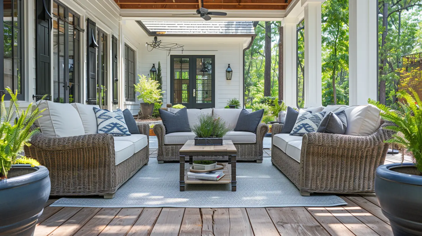 Choosing the Right Outdoor Furniture for a Stylish Front Yard