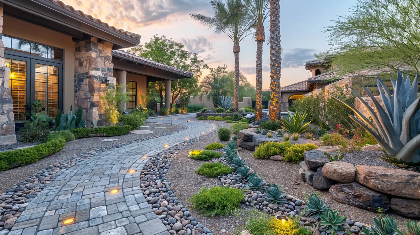 Creating an Inviting Pathway with Landscape Design