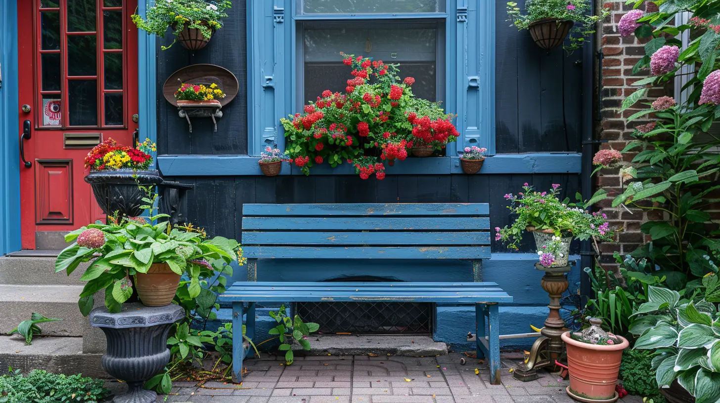 How Accessories Like Planters and Benches Can Transform Your Front Yard