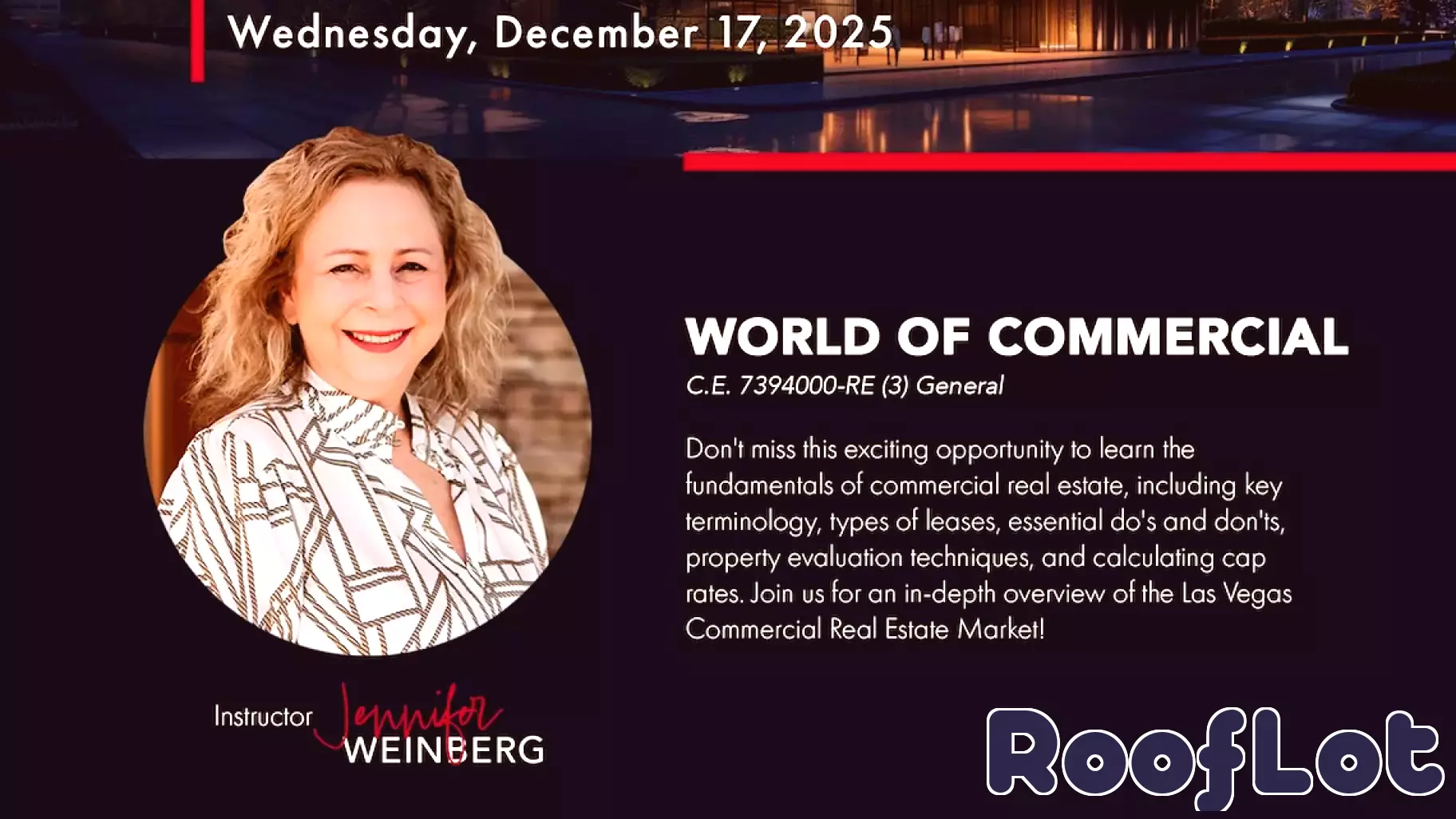 Upcoming December Classes for Real Estate Professionals in Las Vegas