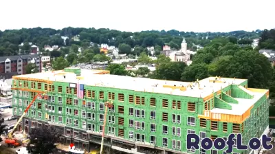Construction Milestone Reached at 57 Main in Downtown Marlborough